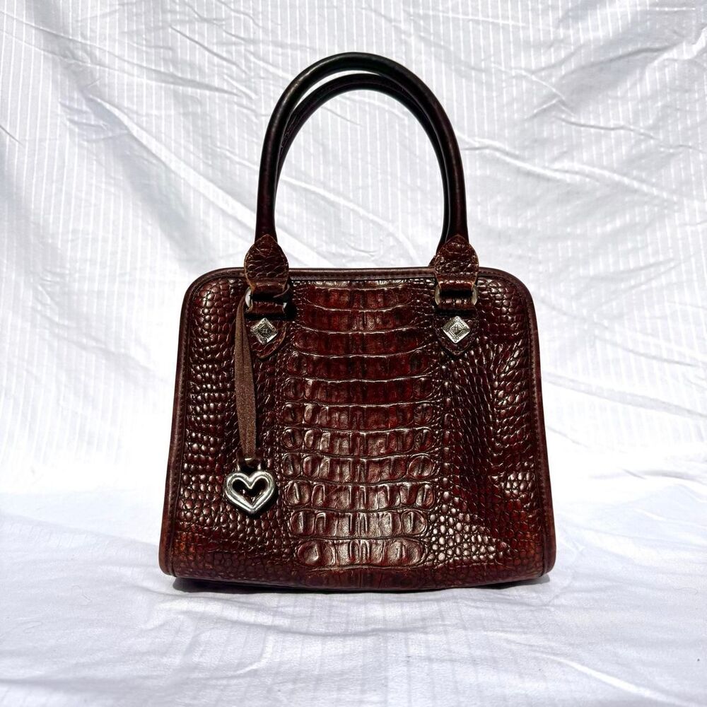 Unbranded Women's Brown and Burgundy Bag